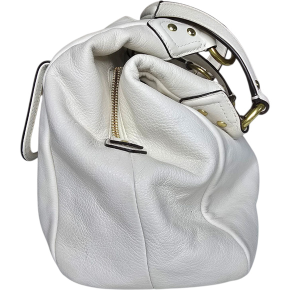 Coach Campbell Large Hobo White Leather F24686 - Picture 5 of 15